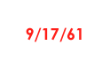 9/17/61 